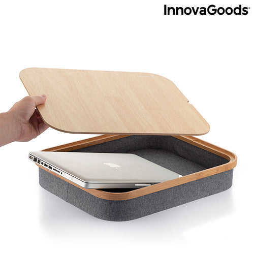 Portable Laptop Desk with Storage Tray Larage InnovaGoods